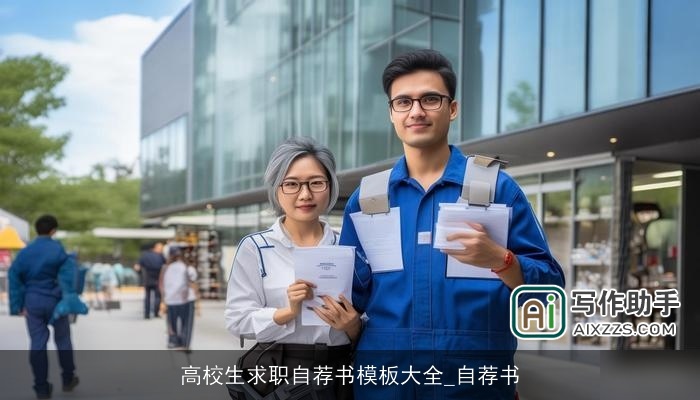 高校生求职自荐书模板大全_自荐书