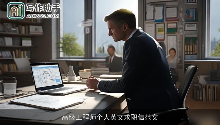 高级工程师个人英文求职信范文