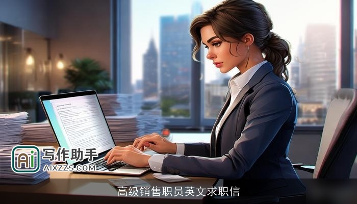 高级销售职员英文求职信