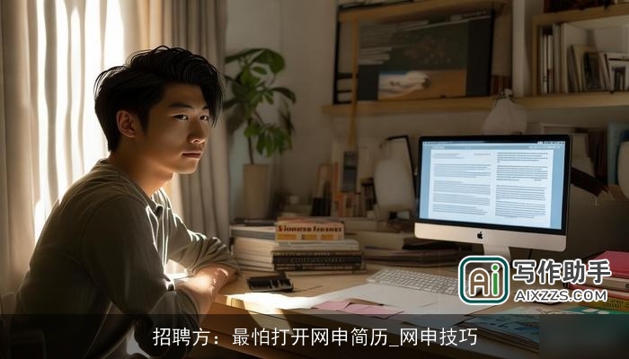 招聘方：最怕打开网申简历_网申技巧