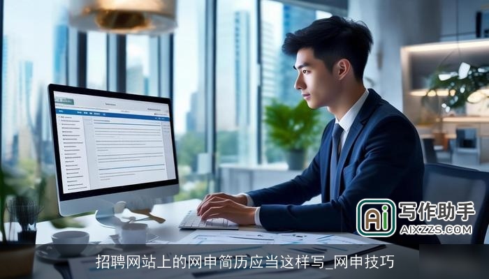 招聘网站上的网申简历应当这样写_网申技巧