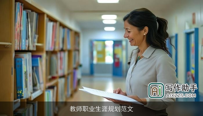 教师职业生涯规划范文