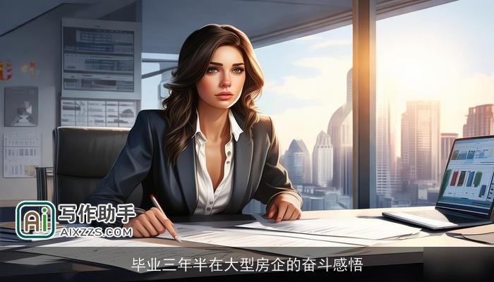 毕业三年半在大型房企的奋斗感悟