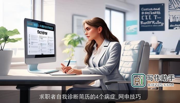 求职者自我诊断简历的4个病症_网申技巧
