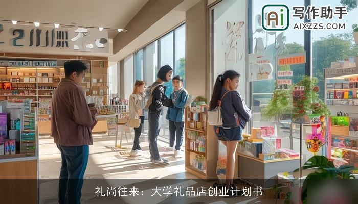 礼尚往来：大学礼品店创业计划书