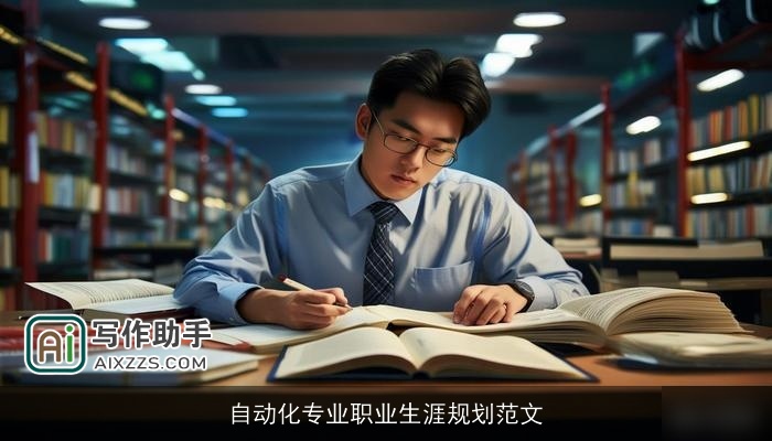 自动化专业职业生涯规划范文