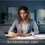 英文求职应聘信模板_应聘信