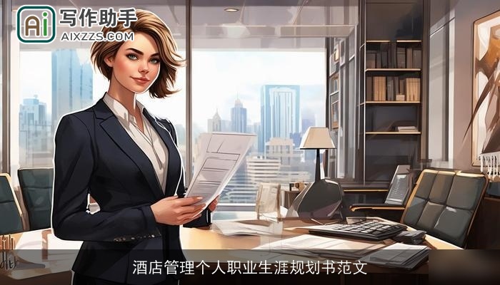 酒店管理个人职业生涯规划书范文