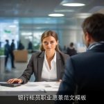 银行柜员职业愿景范文模板