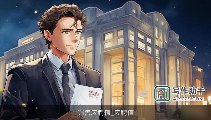 销售应聘信_应聘信