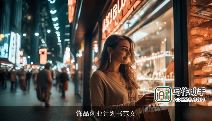 饰品创业计划书范文