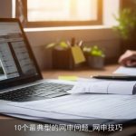 10个最典型的网申问题_网申技巧