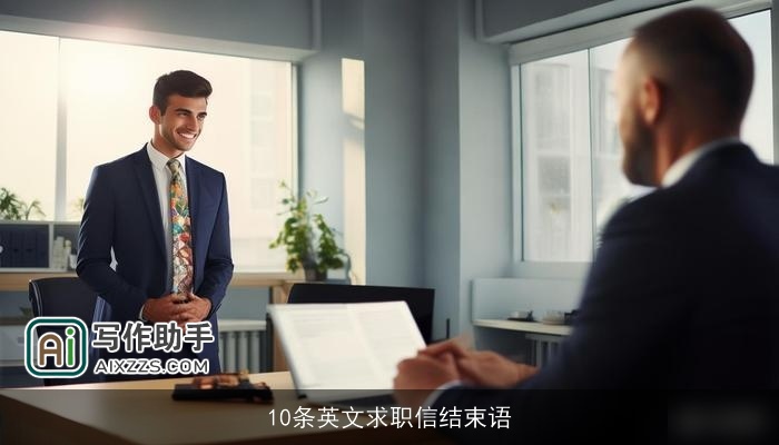 10条英文求职信结束语