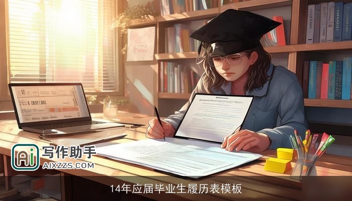 14年应届毕业生履历表模板