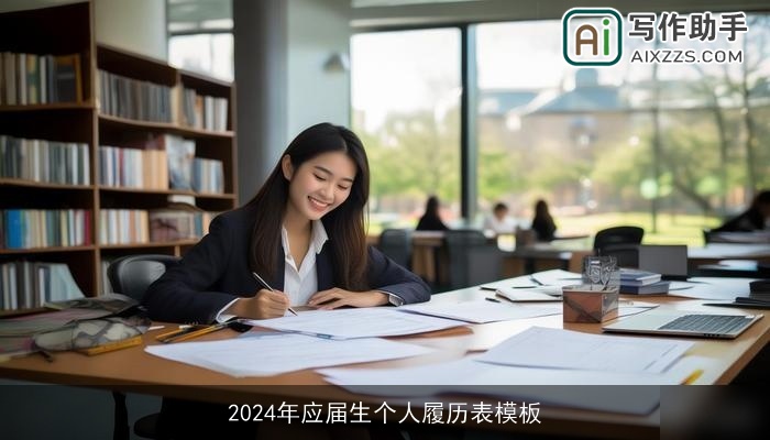 2024年应届生个人履历表模板