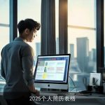 2025个人简历表格