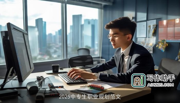 2025中专生职业规划范文