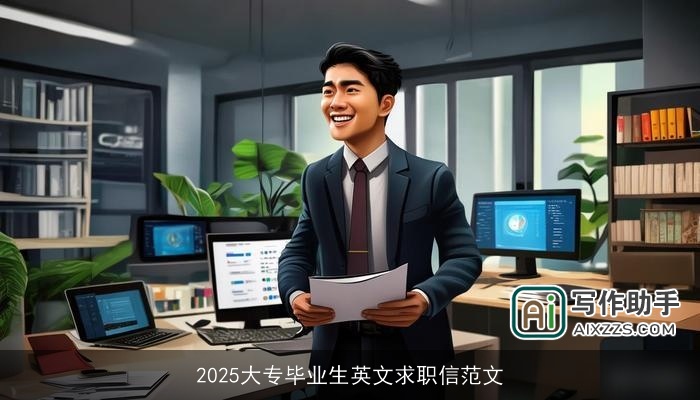 2025大专毕业生英文求职信范文