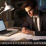 2025届电钳专业中文求职信写作_如何写求职信