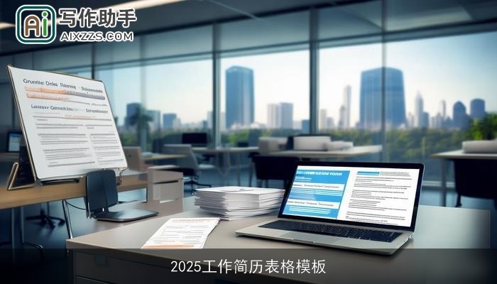 2025工作简历表格模板