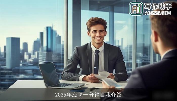 2025年应聘一分钟自我介绍