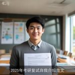 2025年考研复试自我介绍范文