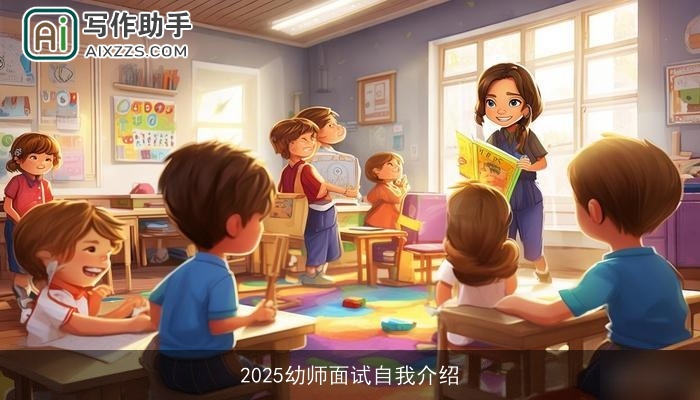 2025幼师面试自我介绍