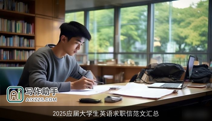 2025应届大学生英语求职信范文汇总