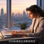 2025标准英文求职信范文