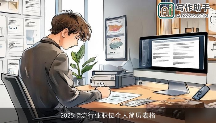2025物流行业职位个人简历表格