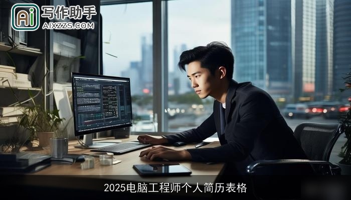 2025电脑工程师个人简历表格