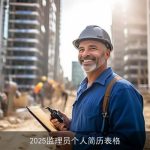 2025监理员个人简历表格