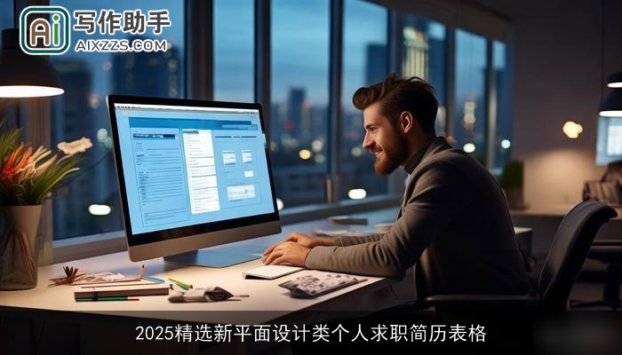 2025精选新平面设计类个人求职简历表格