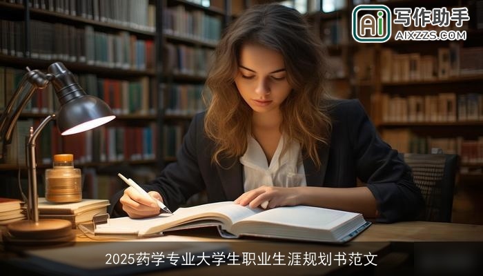 2025药学专业大学生职业生涯规划书范文