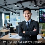 2025计算机类毕业生英文求职信范文