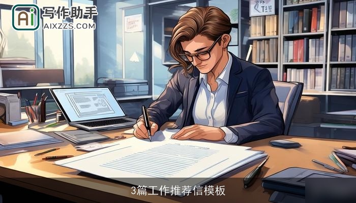 3篇工作推荐信模板