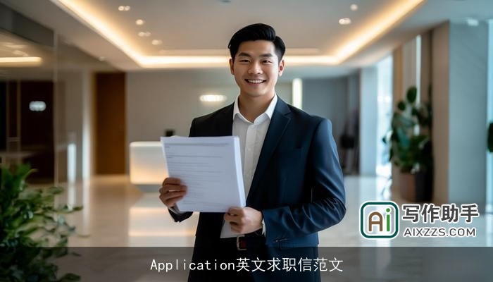 Application英文求职信范文