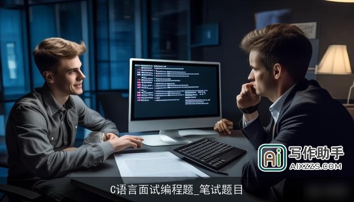 C语言面试编程题_笔试题目