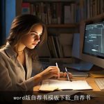 word版自荐书模板下载_自荐书