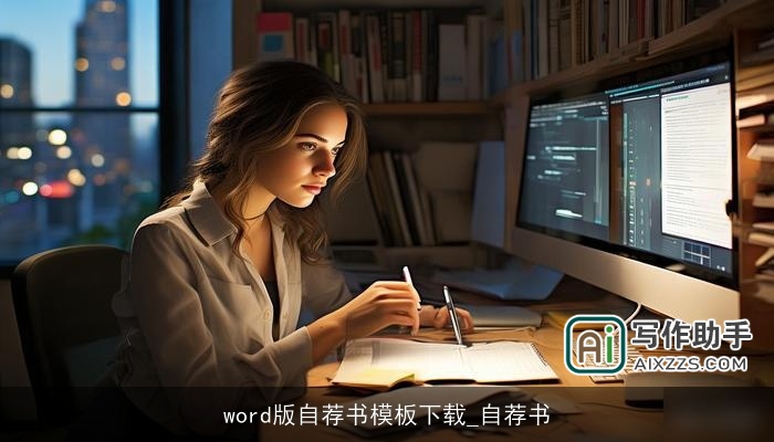 word版自荐书模板下载_自荐书