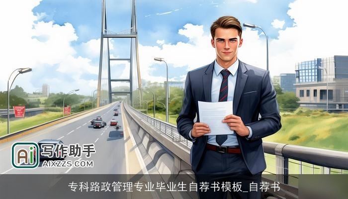 专科路政管理专业毕业生自荐书模板_自荐书