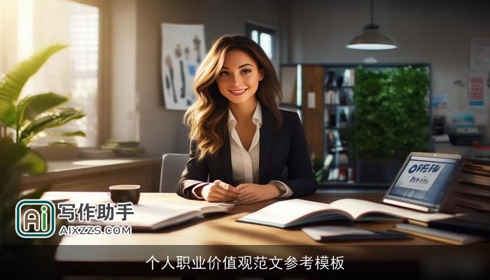 个人职业价值观范文参考模板