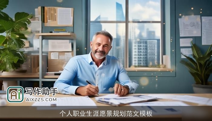 个人职业生涯愿景规划范文模板