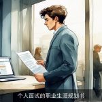 个人面试的职业生涯规划书