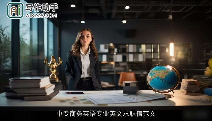 中专商务英语专业英文求职信范文