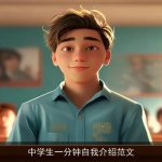 中学生一分钟自我介绍范文