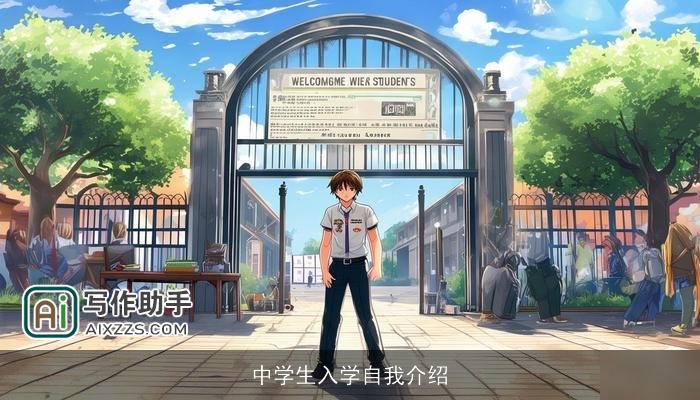 中学生入学自我介绍