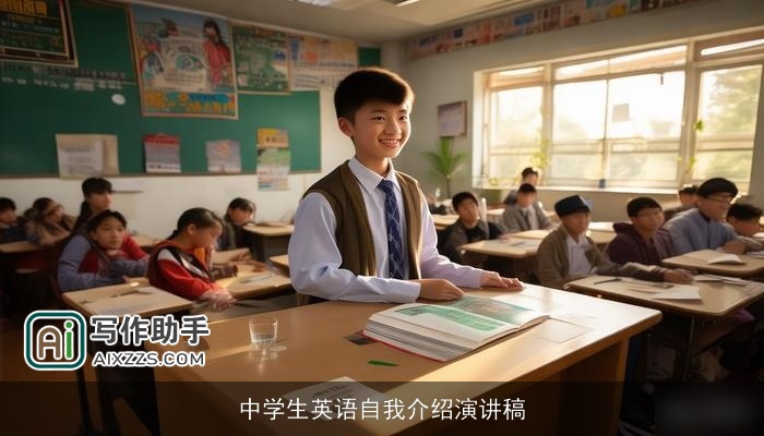 中学生英语自我介绍演讲稿