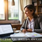 中文求职信的写法、原则及技巧_如何写求职信