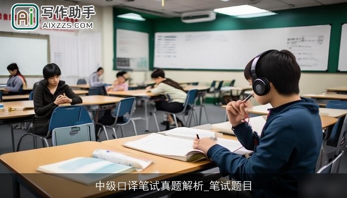 中级口译笔试真题解析_笔试题目